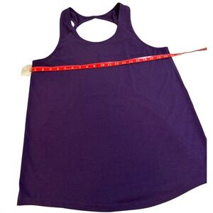 ZYIA ACTIVE Purple Cutout Back Racerback Tank Top Womens XXXL Athletic 3X